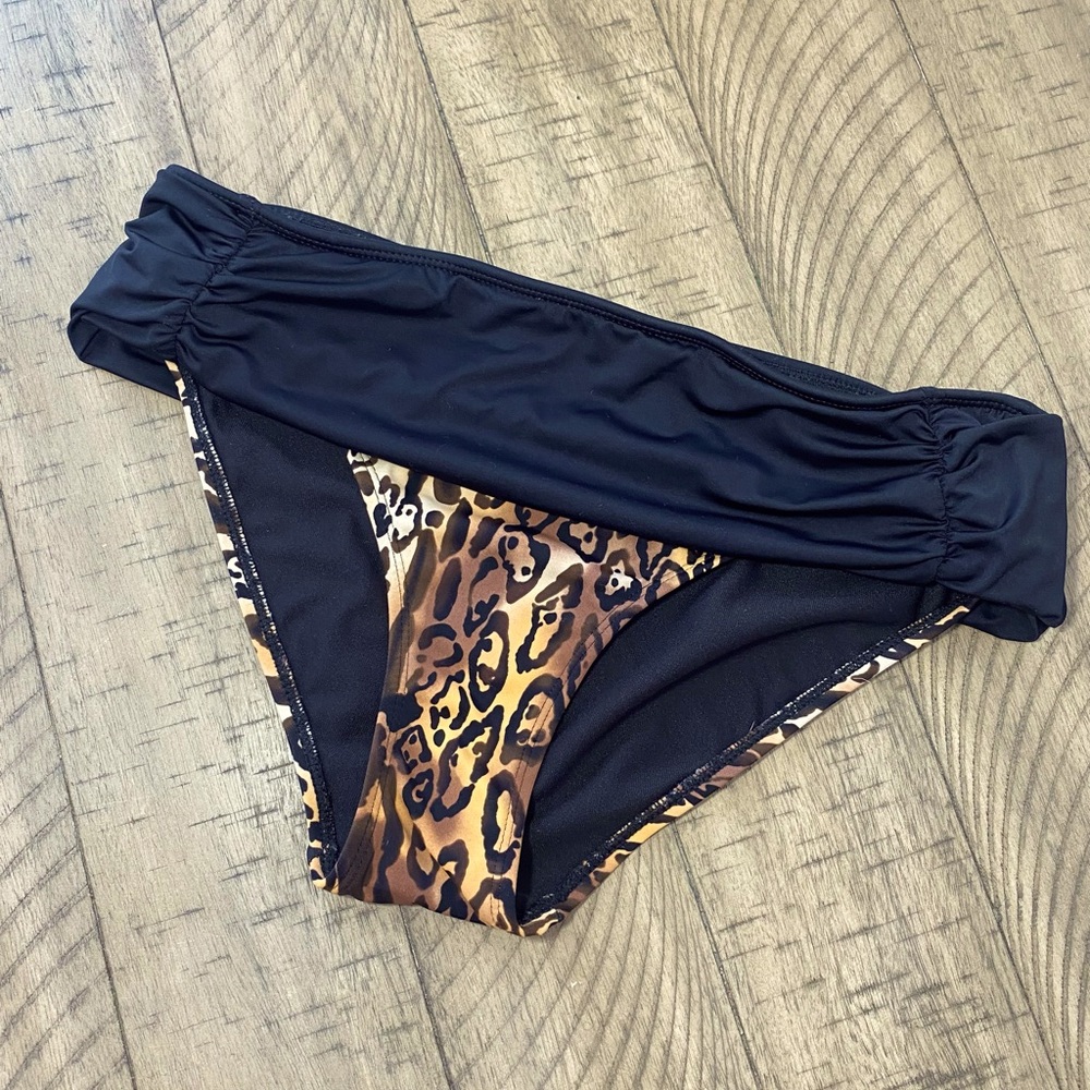 🔅 Leopard Bathing Suit Bottoms Size M 🔅